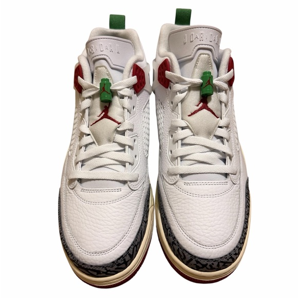 Jordan Spizike Low White Red Green Mens 11.5 OG Box Elephant Print main image 6